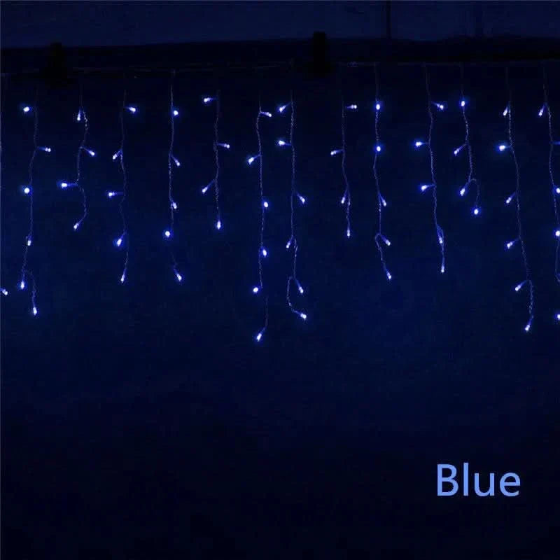 Cortina de Luzes LED Natalinas – Encanto e Magia para sua Casa