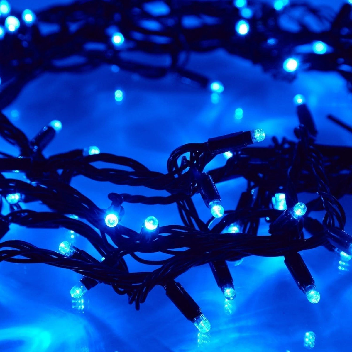 200 Luzes de Natal LED Azuis