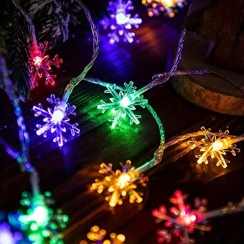 Cortina de Luzes LED Floco de Neve – 3 Metros